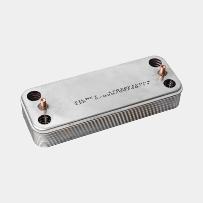 Теплообменник ГВС Zilmet 2071206 12 пластин 207 x 166 (для  Luna/Eco Four после 2014)