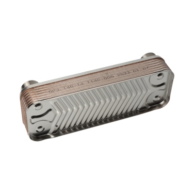 Теплообменник ГВС HR 14 пластин нар.резьба ½ и ¾  (для THERMOmax)