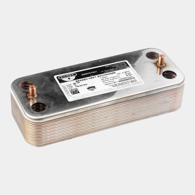 Теплообменник ГВС Zilmet 1901606 - 16 пластин 192 x 154 (для Viessmann WH1D)