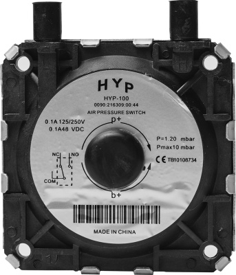 Пневмореле HYP 1.2mbar (для Baxi E, E3, L3, L3C, N3, N3C) Пневмореле HYP 1.2mbar (для Baxi E, E3, L3, L3C, N3, N3C)